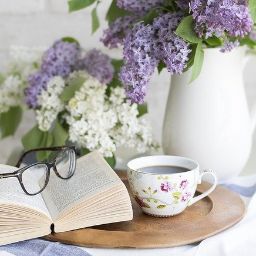 libro, caffè e fiori - alzheimer