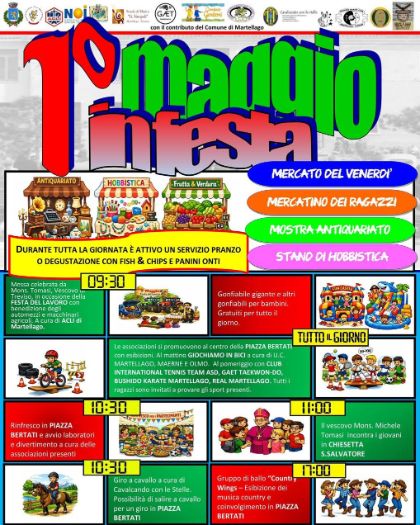 1° MAGGIO IN FESTA A MARTELLAGO