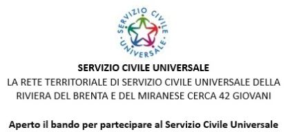SERVIZIO CIVILE UNIVERSALE - PROROGA SCADENZA BANDO