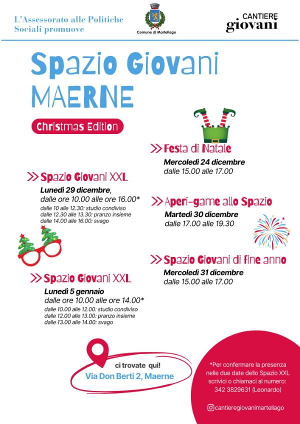 Spazio Giovani Maerne - Natale 2025