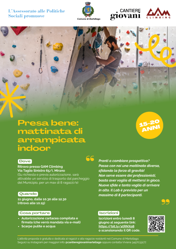 Locandina Arrampicata 2026