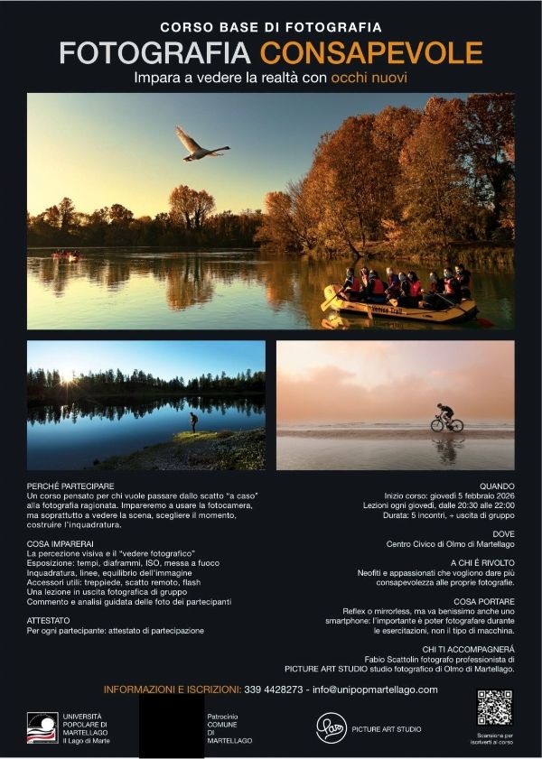 Corso fotografia Unipop