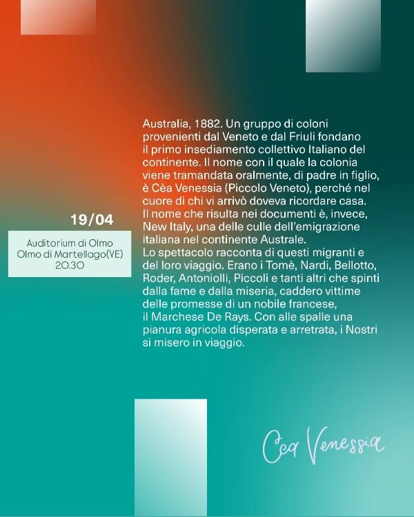 Cultura in scena - Cèa Venessia2