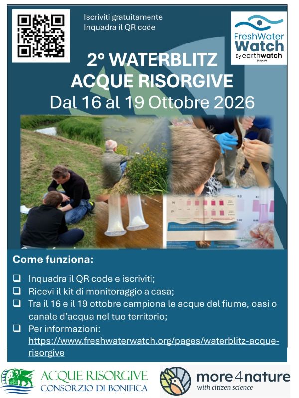 Locandina 2° WaterBlitz Acque Risorgive - Ottobre