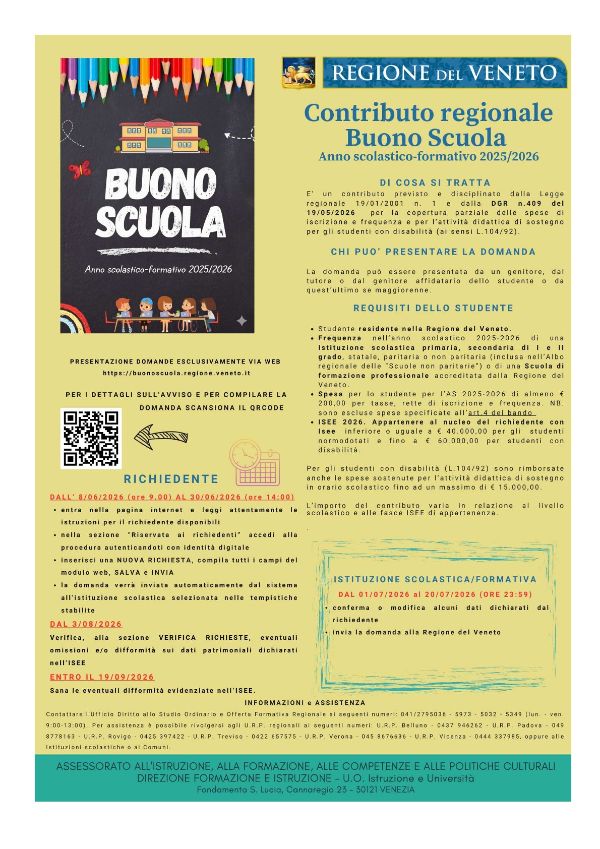 Locandina Buono Scuola
