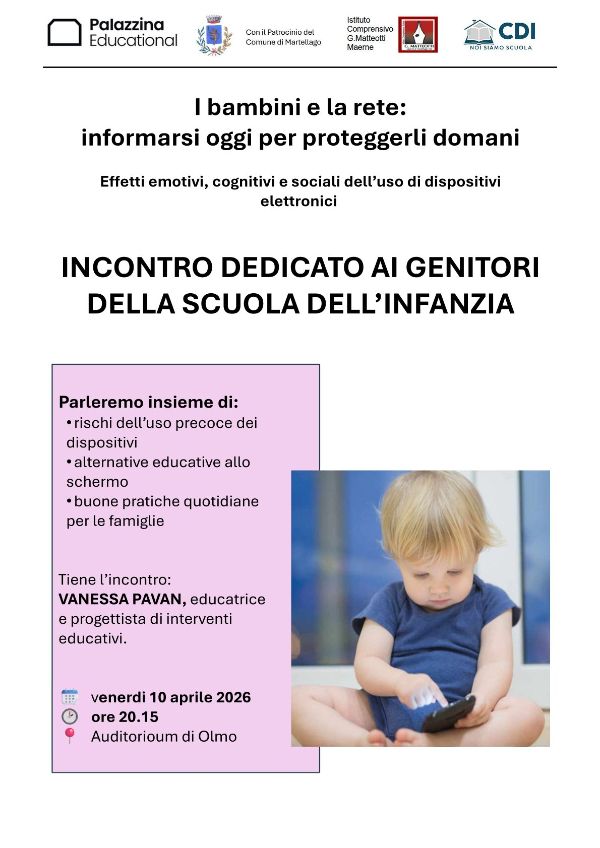 Locandina I bambini e la rete