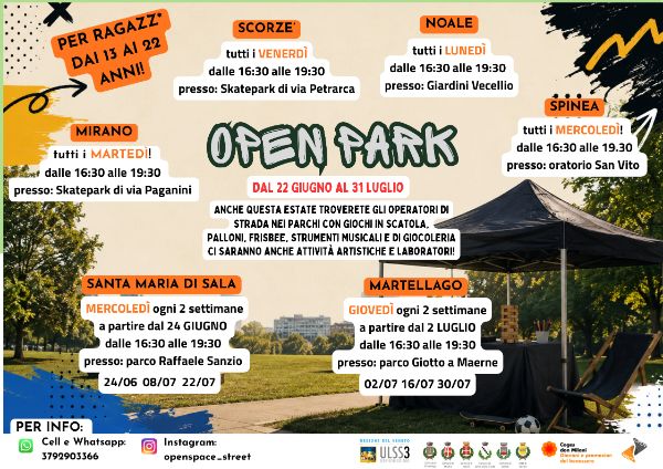 LOCANDINA OPEN PARK