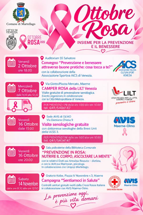 Locandina Ottobre Rosa 2026