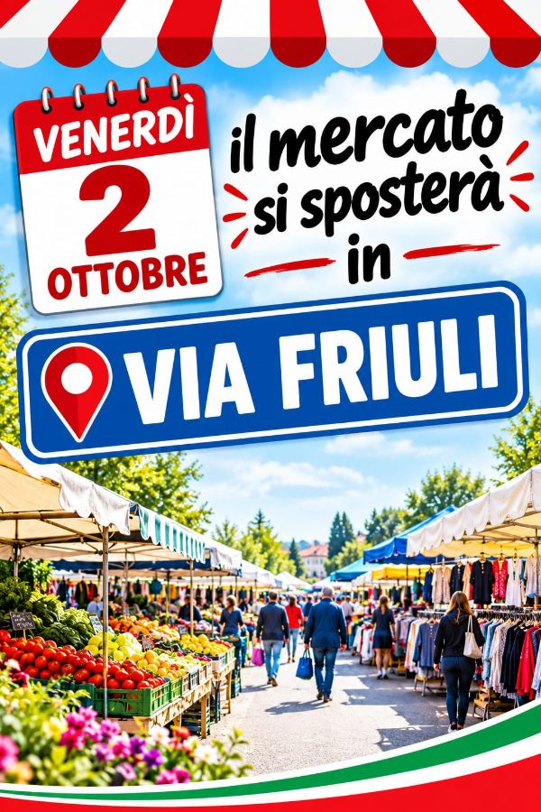 Mercato settimanale - 2 ottobre