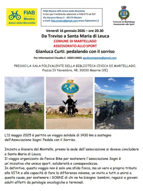 Associazione Sogni: Pedala con il sorriso