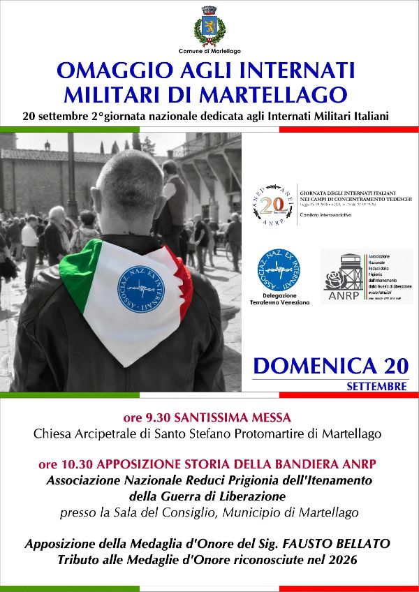 OMAGGIO AGLI INTERNATI MILITARI