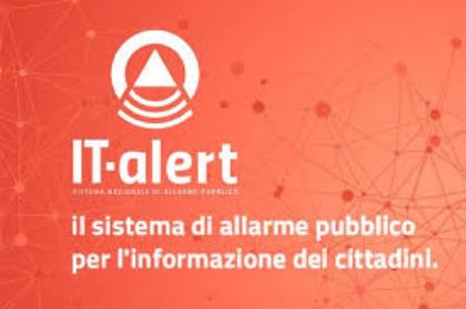 Protezione Civile Regionale: TEST allertamento IT-Alert.