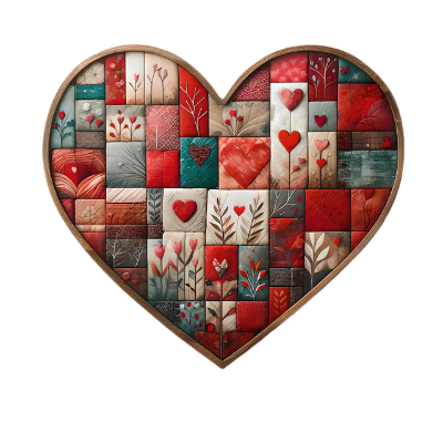 patchwork cuore