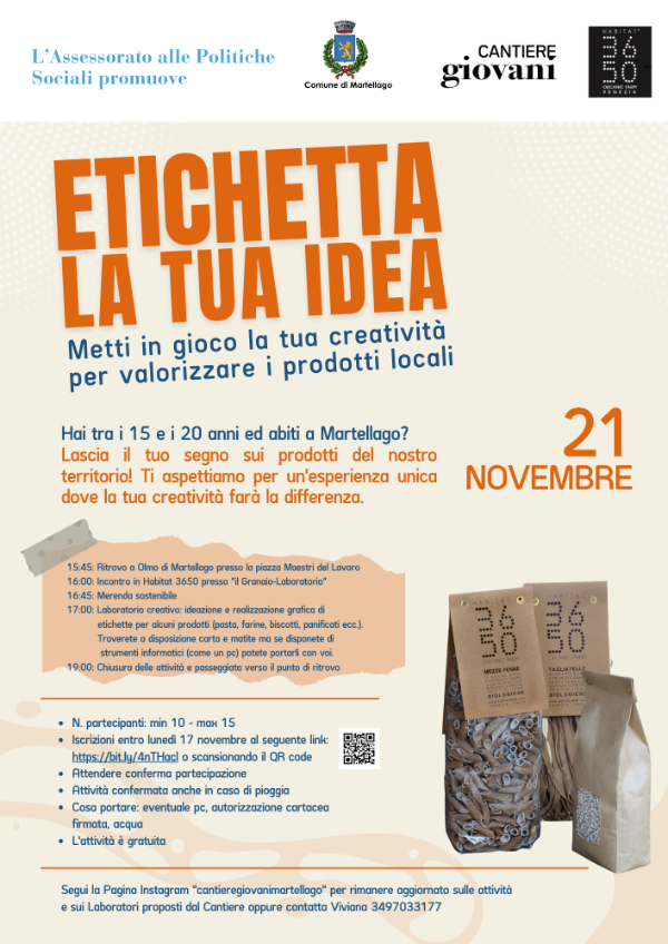 Etichetta la tua idea conta