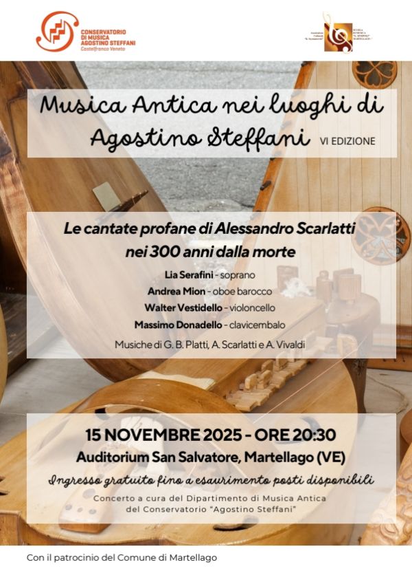 Locandina musica antica - 15 novembre