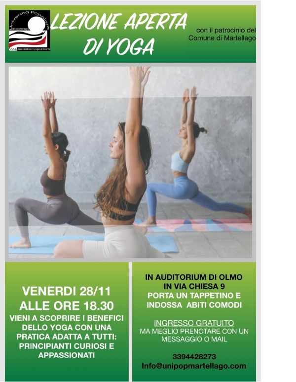 lezione yoga