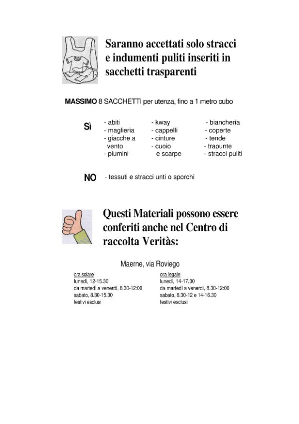 raccolta abiti usati 2