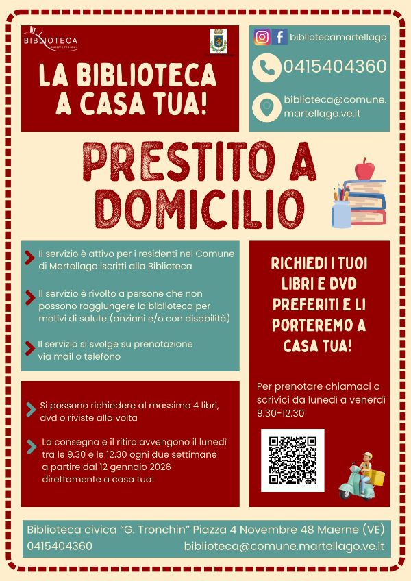 Prestito a domicilio - Biblioteca